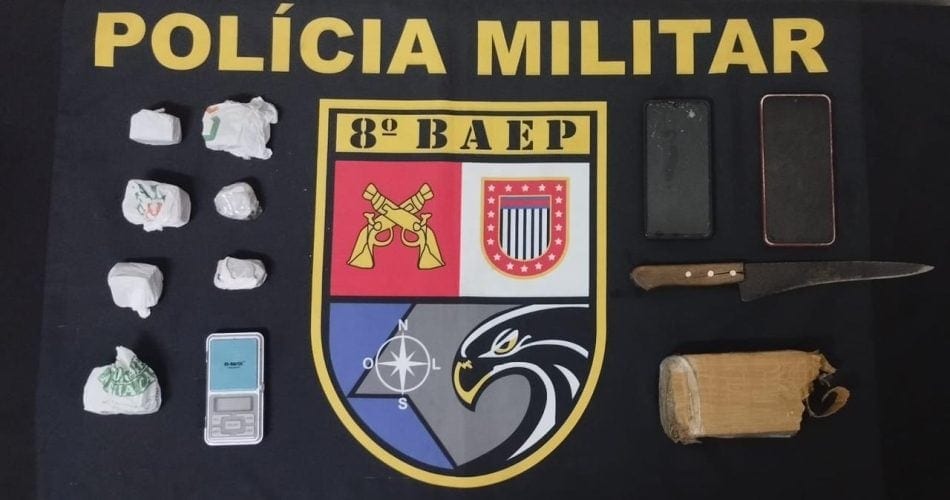 BAEP prende homem com drogas em Regente Feijó