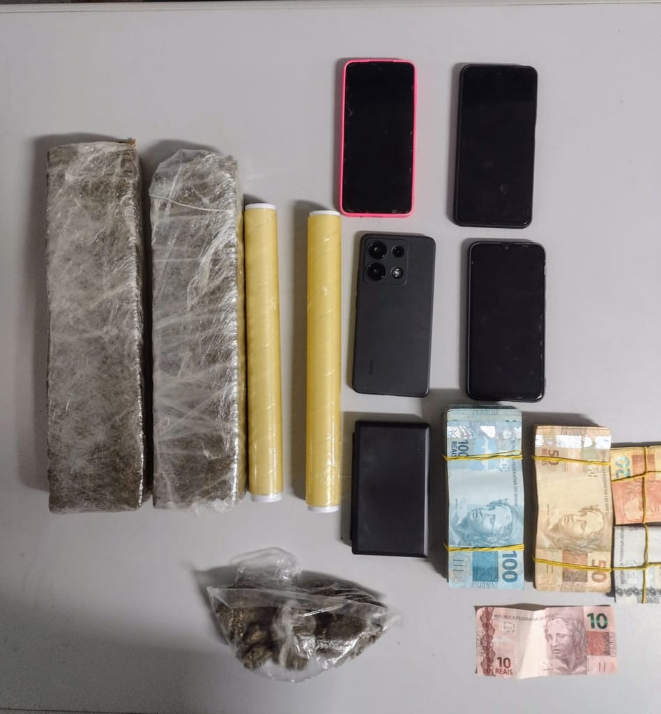 Trio é preso com dinheiro e drogas em Prudente
