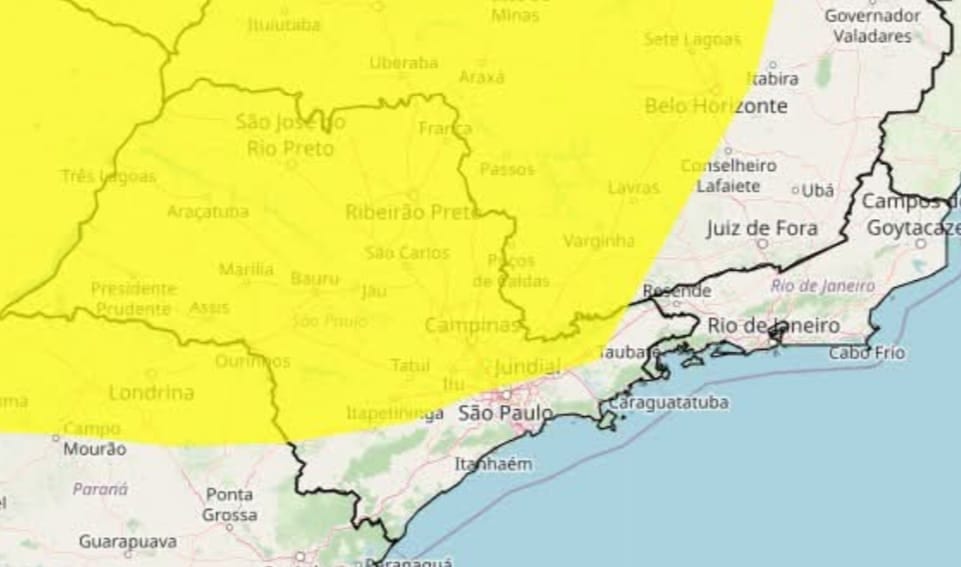 INMET emite alerta para região de baixa umidade do ar