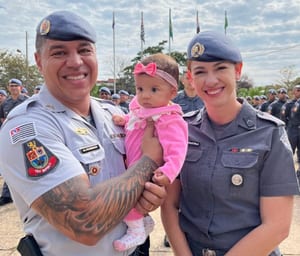 Polícia Militar salva bebê de 4 meses engasgado em Prudente