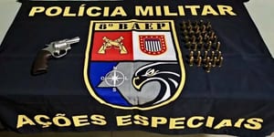 Ação do BAEP resulta em apreensão de arma e munições