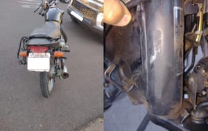 Homem é preso por adulterar placa de motocicleta em Santo Anastácio