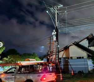 Cerca de 5 mil clientes ainda estão sem energia