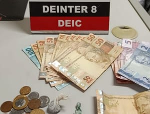 Polícia prende homem por tráfico na Praça 9 de Julho