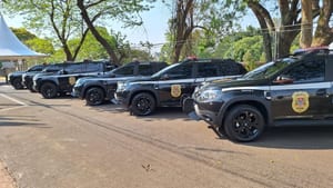 SSP entrega novas viaturas para Delegacias da região de Prudente