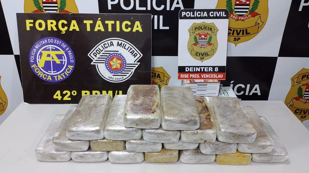 Bolivianas são presas com 22 kg de pasta base de cocaína em Presidente Venceslau