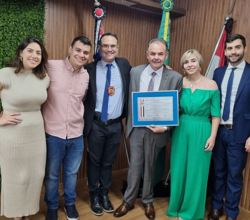 Delegado André Luís Luengo recebe Título de Cidadão Prudentino em sessão solene