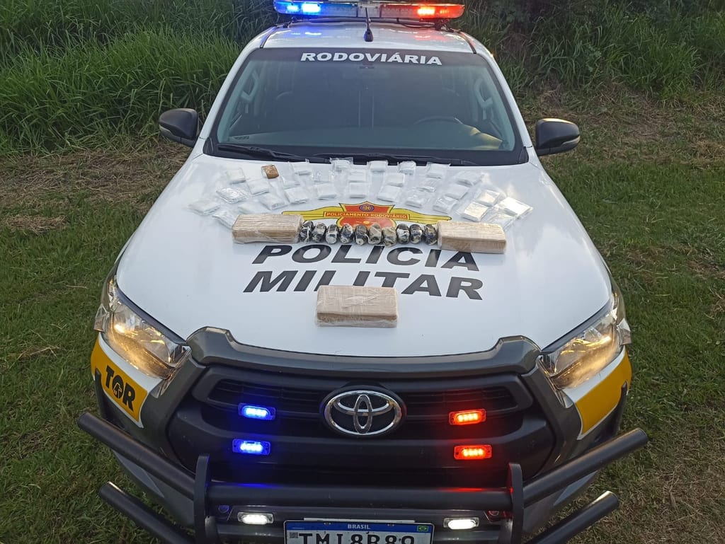 TOR prende boliviano com mais de 7 kg de drogas em ônibus na SP-294, em Dracena