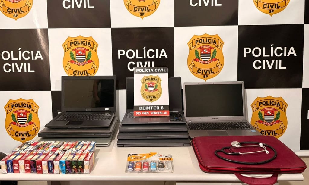 Recém-liberto, homem é preso em flagrante após furtar padaria e clínica médica em Presidente Venceslau