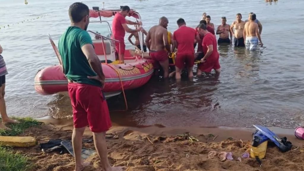 Jovem de Presidente Prudente morre afogado na prainha de Presidente Epitácio após entrar em área não demarcada