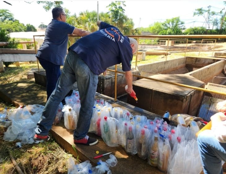 Fiscalização da Vigilância Sanitária recolhe bebidas irregulares em estabelecimentos de Santo Anastácio