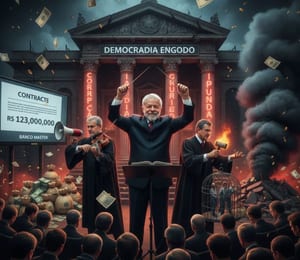 O maestro do caos: A sinfonia de engodo institucional