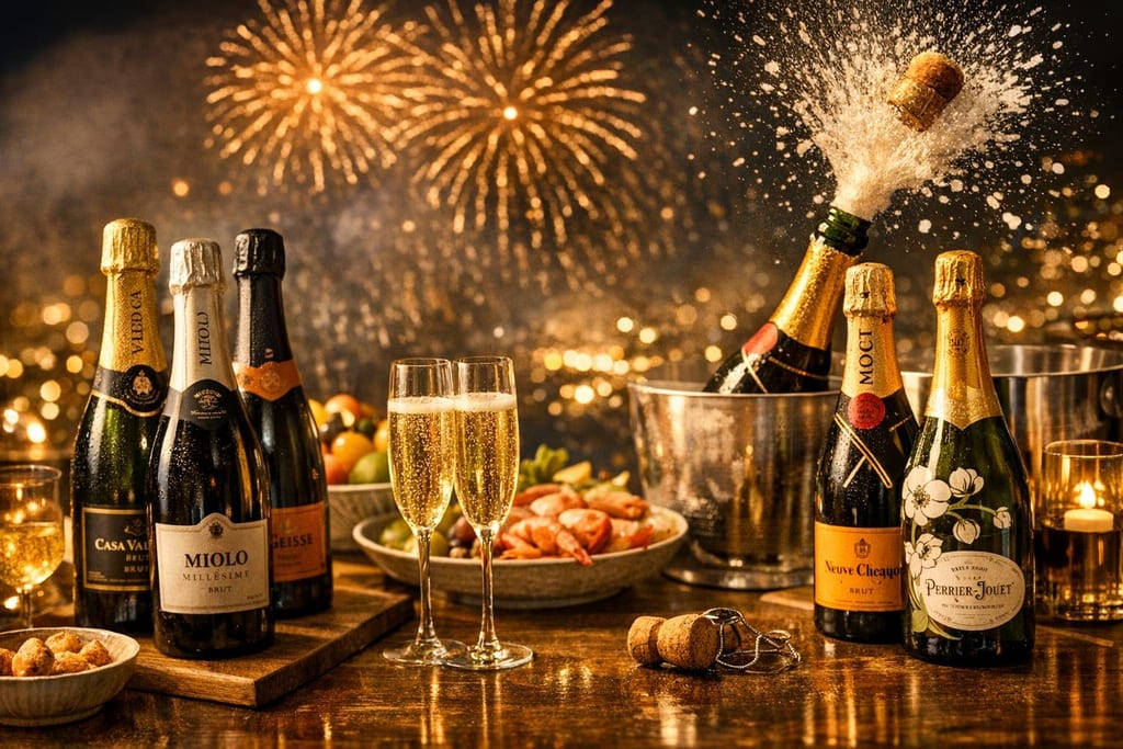 Por que os espumantes brasileiros e os champagnes franceses são os mais indicados para o Réveillon