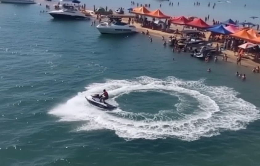 Condutor perde o controle de Jet Ski, atinge banhistas e deixa três feridos em Rosana