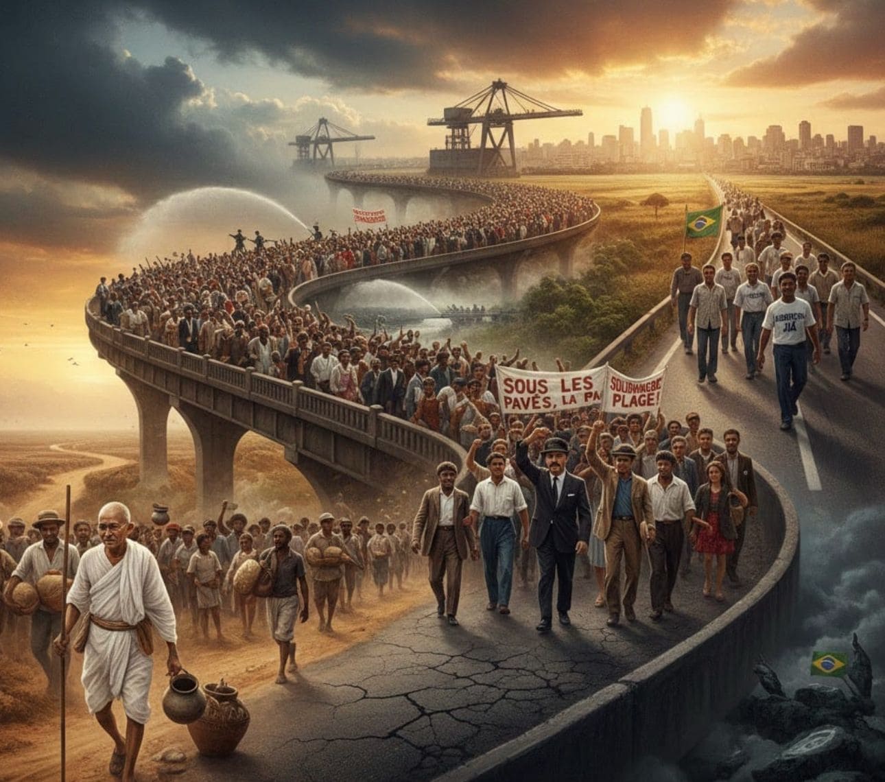 O verbo que caminha: a odisseia das marchas humanas