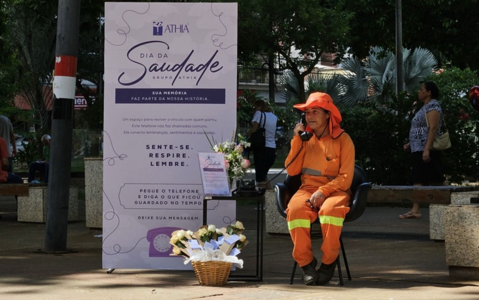 Dia da Saudade: ação emociona moradores e convida à reflexão no centro de Presidente Prudente