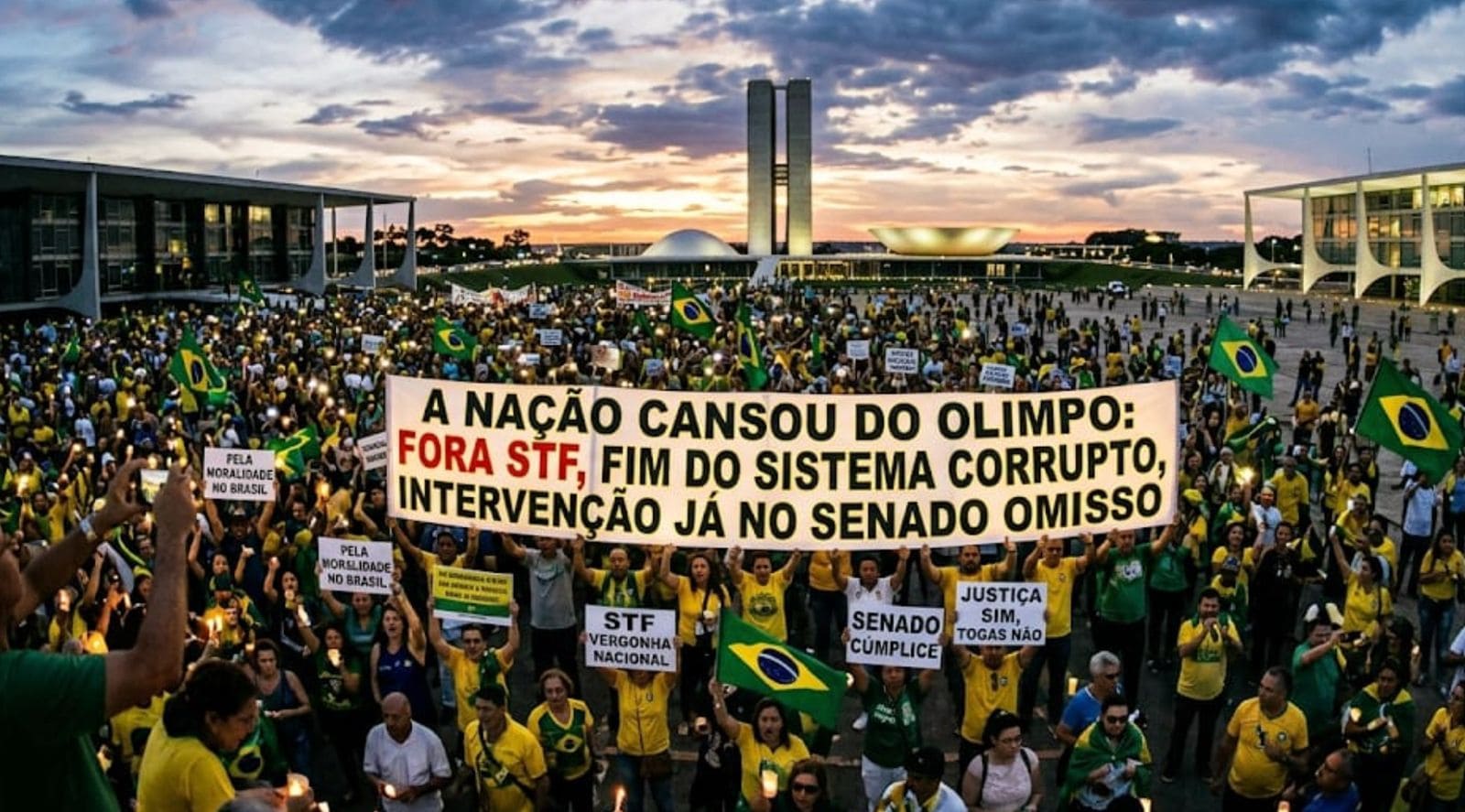 O Pacto de Cinzas: Como o Olimpo Togado e o Senado Cúmplice Sepultaram a República.