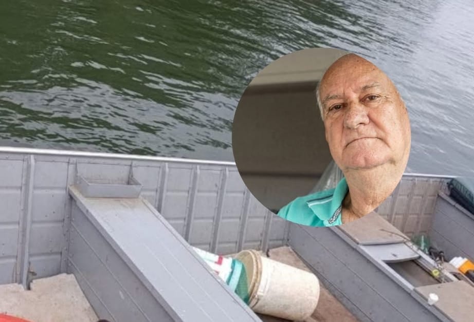 Idoso que desapareceu durante pescaria é encontrado morto no Rio Paraná