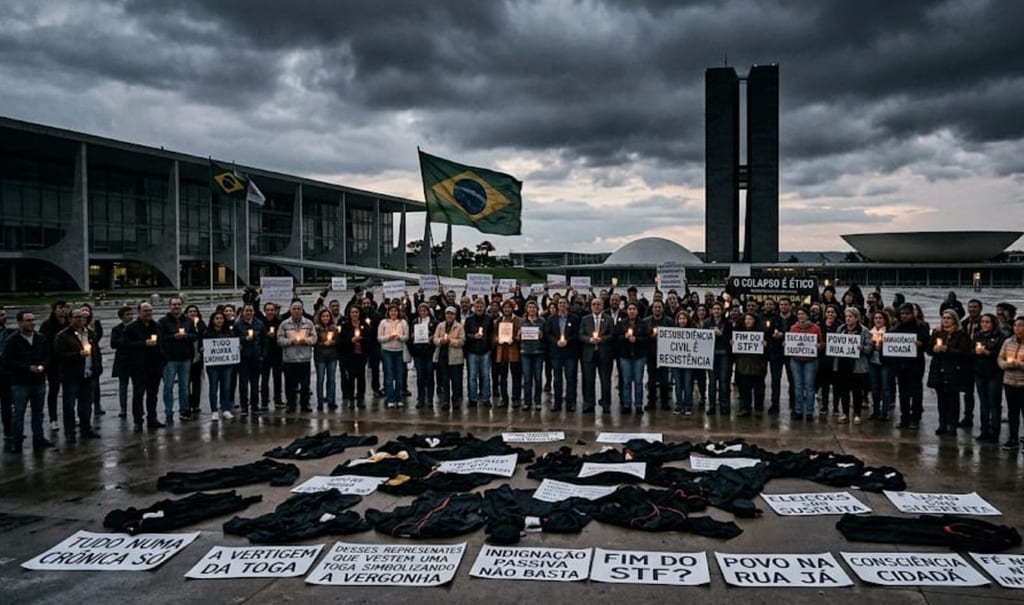 A vertigem da toga e a ilusão do consentimento.