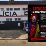 Delegado alerta para boato sobre suposto palhaço e alerta para não compartilhamento. Foto: Polícia Civil 