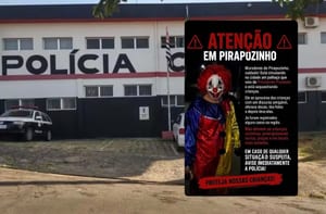 Delegado alerta para boato sobre suposto palhaço e alerta para não compartilhamento. Foto: Polícia Civil 