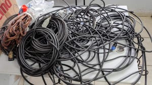 Homem pula muro de restaurante, furta R$ 5 mil em fios e acaba preso em Prudente. Foto: Polícia Civil